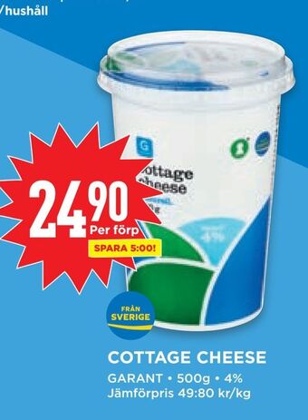 Willys Cottage cheese erbjuda