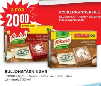 Willys Buljongtärningar erbjuda