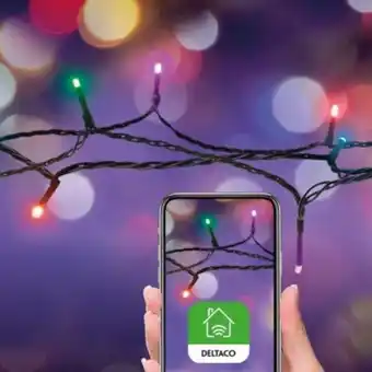 Kjell & Company Deltaco smart home ljusslinga rgb 80 led 10 m erbjuda