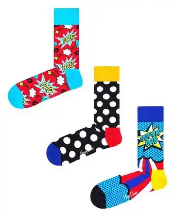 Strumpor 3-pack super dad multi