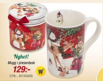 Guldfynd Mugg i presentask erbjuda