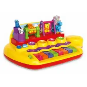 Lekia Kid, piano med dansande figurer erbjuda