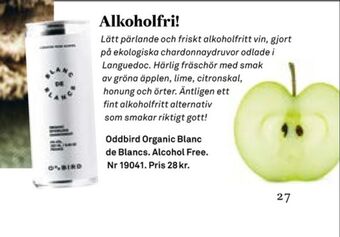 Coop Mersmak Oatly mousserande vin erbjuda