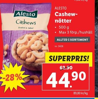Lidl Cashewnötter erbjuda