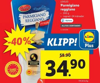 Lidl Parmigiano reggiano erbjuda