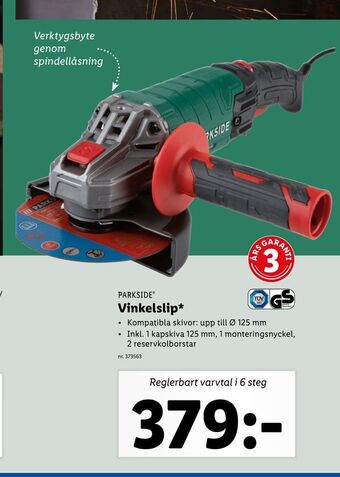 Lidl Vinkelslip erbjuda