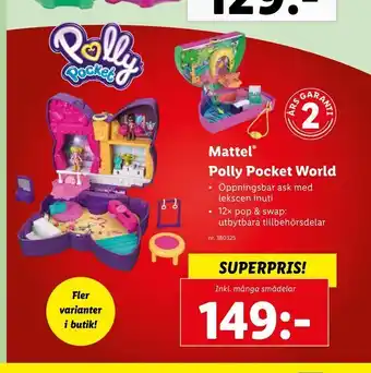 Lidl Polly pocket world erbjuda