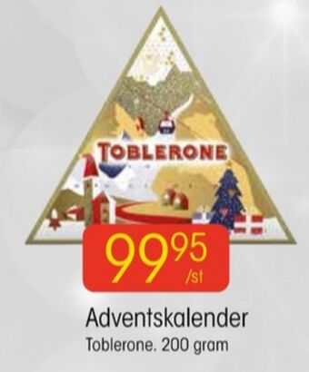 Toblerone adventskalender