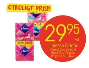 EKO Libresse bindor erbjuda