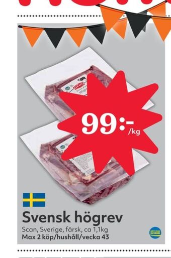 Hemköp Scan högrev erbjuda