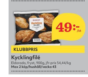 Hemköp Eldorado kycklingbröstfilé erbjuda