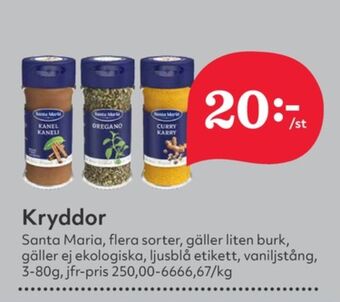 Hemköp Santa maria kryddor erbjuda