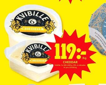 ICA Kvantum Kvibille cheddar erbjuda