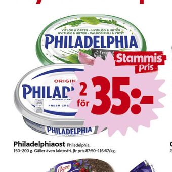 ICA Nära Philadelphia färskost erbjuda