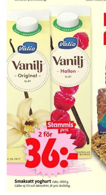 ICA Supermarket Valio yoghurt erbjuda