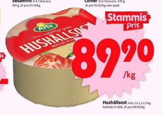 ICA Supermarket Arla hushållsost erbjuda