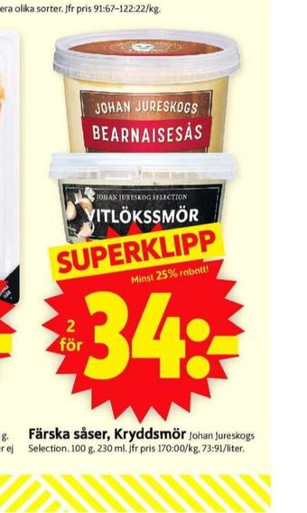ICA Supermarket Johan jureskog såser erbjuda