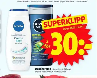 Nivea duschtvål