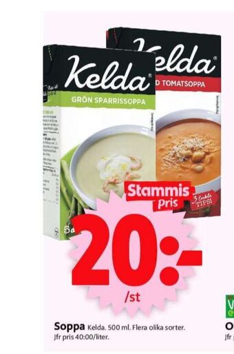 ICA Supermarket Kelda soppor erbjuda