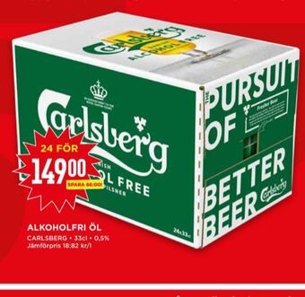 Willys Carlsberg öl erbjuda