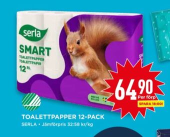 Willys Smart toalettpapper erbjuda