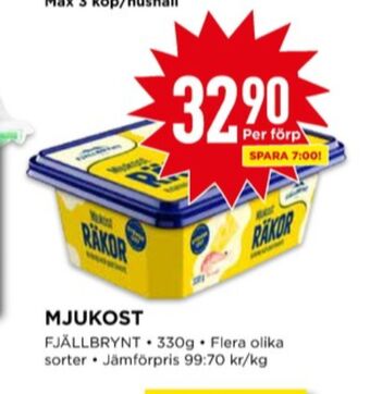 Willys Fjällbrynt mjukost erbjuda