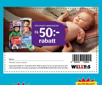 Willys Comfort imageannons erbjuda