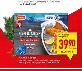 Fish & crisp fiskpinnar