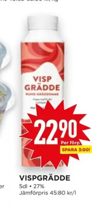 Willys Hemma Arla köket vispgrädde erbjuda