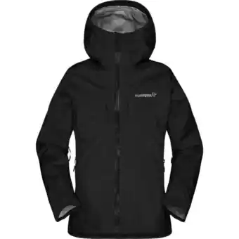 Women's trollveggen gore-tex pro light jacket (2021) caviar