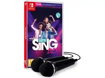 Media Markt Lets sing 2023 inklusive 2 mikrofoner nintendo switch erbjuda
