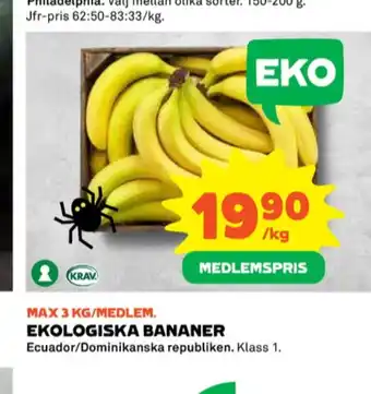 Coop Philadelphia bananer erbjuda