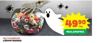 Coop Philadelphia lösviktsgodis erbjuda