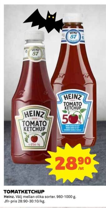 Coop Heinz ketchup erbjuda