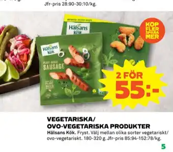Hälsans kök vegokorv