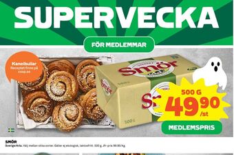 Coop Svenskt smör erbjuda