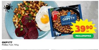 Coop Findus färdigrätter erbjuda