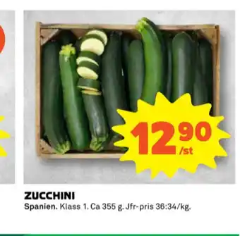 Coop Adlibris zucchini erbjuda