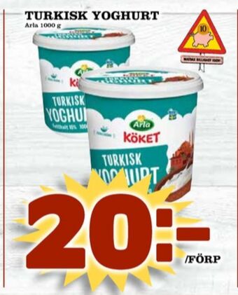 Matdax Arla yoghurt erbjuda