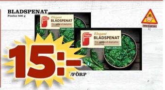 Matdax Findus grönsaker erbjuda