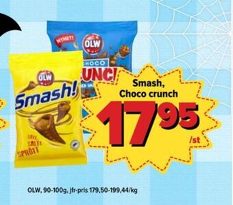 Östenssons Choco crunch snacks erbjuda