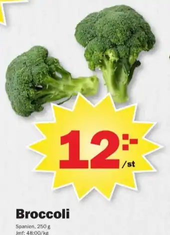 Pekås Kungsörnen broccoli erbjuda