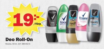 Pekås Rexona deodorant erbjuda