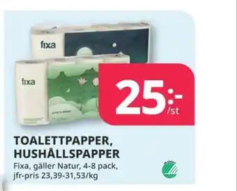 Tempo Fixa hushållspapper erbjuda