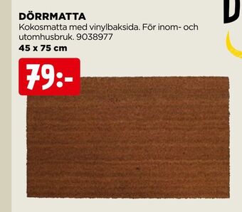 Dörrmatta