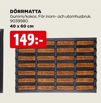 Jem&Fix Dörrmatta erbjuda