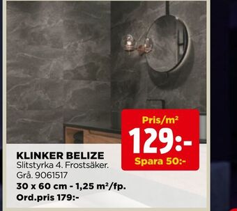 Jem&Fix Klinker belize erbjuda