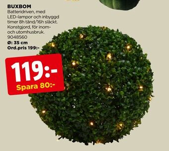 Jem&Fix Buxbom erbjuda