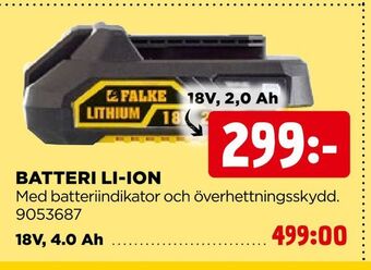 Jem&Fix Batteri li-ion erbjuda
