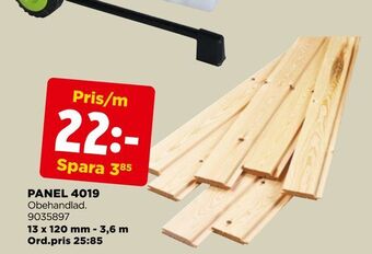 Jem&Fix Panel 4019 erbjuda